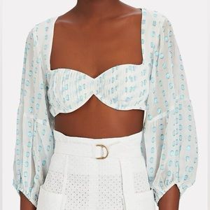 For Love & Lemons Ruthie Crop Top